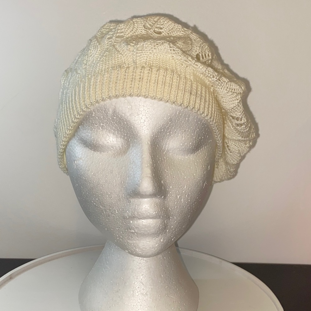 4 for $25 - Ardene Elegant Cream Knit Beret